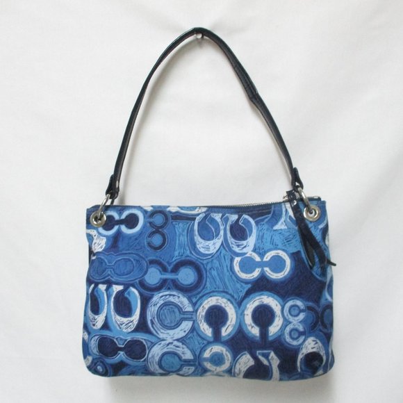 Coach Poppy 19882 Nylon Signature Hippie Purse Bag - Picture 6 of 15